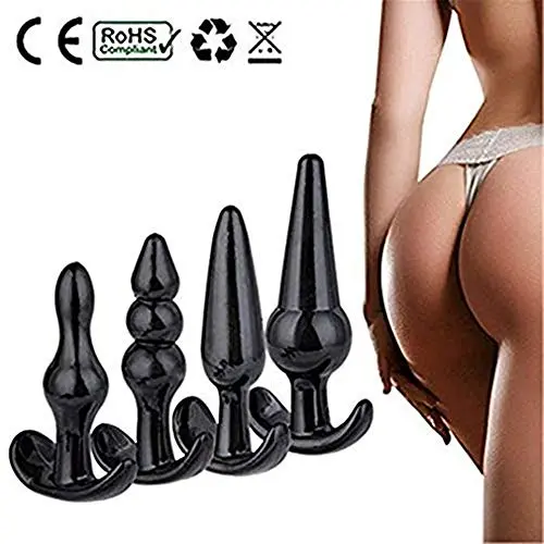 OXDIAN 4Pcs - Set Silicone Beads Massager Relax Backdoor Toys
