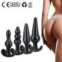OXDIAN 4Pcs - Set Silicone Beads Massager Relax Backdoor Toys