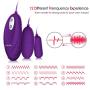 Waterproof 12Frequency Silicone Double Jade Egg for Women and Couple