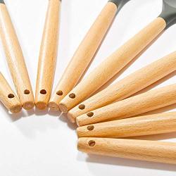 SKYyao Kitchen utensil set Wooden handle Silicone Cookware set non-stick pot kitchenware Silicone