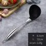 Kitchen Utensils,silicone Spatula Set Non-stick Gets Silicone Kitchenware Shovel Scoop Kit-black 32cm(12.6inch)