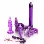 7PCS Silicone Jelly Anal Vibrator Beads Dildo Vibration Massager Sex Toys Masturbation Butt Plug Vibrator