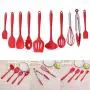 10pcs/set Non-stick Pan Kitchen Utensils Set Silicone Kitchenware Kitchen Cooking Tools Set Modern Kitchen Gadget Accessories