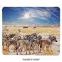 Mouse Pad,in Savannah Desert Waterhole on Hot Day Africa Safari Adventure Land Print,Water-Resistant,Non-Slip Base,Ideal for Gaming (7.87" x 9.44"),Multi