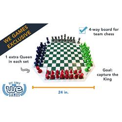 WE Games Four Player Chess Set