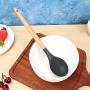 Silicone Cooking Utensils Wood Handle Silicone Kitchenware Spatula Non-Stick Cooking Utensils - Spoon
