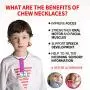 Petift Sensory Chew Necklace Bundle for Boys Girls Kids,Chewy Stick Toy,Chewing Pendant,Silicone Teether Chewlery Necklace Chewing Tool,Chewy Brick for Autism,Teething,ADHD,Biting,Oral Motor(5 Pack)