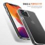 Trianium Clarium Series Designed for Apple iPhone 11 Pro Case (2019, 5.8"), TPU Cushion Frame Protection Case and Hybrid Rigid Backing Cover (Work with Most Screen Protector) - Clear
