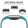 Hanlesi Bands Compatible with Fitbit Charge 2, Soft Silicone Breathable Fashion Sport Strap for Fit bit Charge2 Replacement Original Accessory