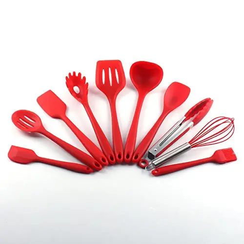 Kitchen Ware Dana Carrie Silicone cookware non-stick inner pot silicone kitchenware set 10-piece silicone colander