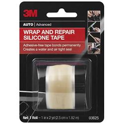 3M Wrap & Repair Silicone Tape, 1 in x 2 yards, 1 roll