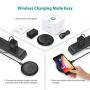 RAVPower Fast Wireless Charger, 7.5W Compatible iPhone XR/XS/X/8/8+, 10W Compatible Galaxy S9/S9+, All Qi-enabled Devices (Adapter Included)- Renewed