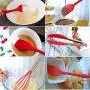 HUShjsd Silicone Kitchenware 10 Piece Set, Non-stick Cooking Spatula, Shovel Soup Spoon Western Tool Kitchen Baking High Temperature，Baking And Mixing - Ergonomic Flexible Silicone Spatula