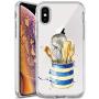 iPhone Xs iPhone X Case, Soft TPU Slim-Fit Flexible Ultra-Thin Clear Case, Full-Body Rugged Bumper Print Kitchenware Case for iPhone Xs iPhone X, Transparent