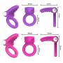 Mayli Male Enhancement Exercise Bands Vibrant O-Ring Flexible Rings Medical Grade Silicone Ring for Men (Purple)