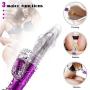 Wireless Waterproof Handheld Wand Massager with Thrusting&Rotaing Mode - Medical Silicone,USB Rechargeable,Powerful but Quiet