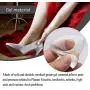 Dr.Pedi Transparent Adhesive Arch Pad Arch Support Gel Insole for Flat Foot Women & Men, Adhesive Foot Insert for Shoes, Sandals, Flip Flops Plantar Fasciitis