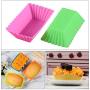 Silicone Baking Cups Cupcake Liners - 48Pcs Reusable Silicone Molds Including Round, Rectanguar, Square, Flower BPA Free Food Grade Silicone