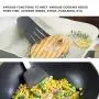 GreceYou 3pcs Silicone Slotted Spatula Kitchen Multipurpose Spatula Set Kitchenware, High Temperature Resistance