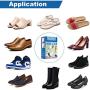 Heel Cups, Plantar Fasciitis Inserts, Unisex Heel Pads Cushion Set, Shock Absorption Gel Cushion Insert for Plantar Fasciitis and Heel Pain Relief