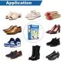 Heel Cups, Plantar Fasciitis Inserts, Unisex Heel Pads Cushion Set, Shock Absorption Gel Cushion Insert for Plantar Fasciitis and Heel Pain Relief
