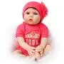 Yesteria Lifelike Reborn Baby Dolls Girl 2 Outfits 22 Inches Silicone Vinyl Newborn Light Pink and Dark Pink