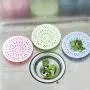 Qinlee Sink Strainer Plug 98mm Kitchen Sink Waste Strainer Plug Silicone Strainer Plug for Kitchen/Bathroom(Green)