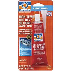 Permatex 81160 Hi-Temp Red Form-A-Gasket Silicone Sealant. 3 oz.
