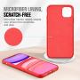 TiMOVO Compatible with iPhone 11 Case, Liquid Silicone Gel Shockproof Soft Microfiber Lining Slim Cover for Apple iPhone 11 6.1 inch 2019 - Red