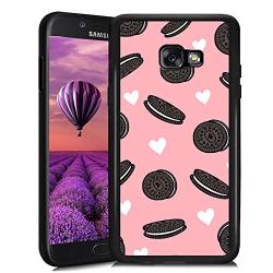 Samsung Galaxy A5 2017 Case,Flexible Soft TPU Cover Shell,Slim Silicone Black Rubber Non-Slip Durable Design Protective Phone Case for Samsung Galaxy A5 2017 -Biscuits