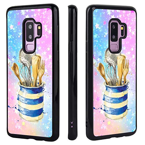 Kitchenware Glossy Corner Cell Phone Case Compatible Galaxy S9 Plus [6.2 Inch]