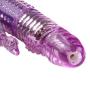Zcargel 8.21 Inch Waterproof Mute Rabbit Massager Wand 12 Speed with Metal Beads Designed Vibrator Large Dildo Thrusting Toy Soft Silicone G-spot Clit Stimulation Rotating Vibrate Stick for women