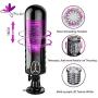 UXBCR 100% Medical Grade Silicone P?ck?t-Püss?s Mens Toy Real Soft Model with Vibrating Sucking Mode, Fully Automatic Pocket Fun Man Wonderful Relax Toy - Cool Purple