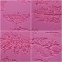 AK ART KITCHENWARE Feather Silicone Cake Lace Mat for Decorating Cake Molds Cupcake Decorations Cookie Tools Pink BLM-28