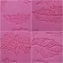 AK ART KITCHENWARE Feather Silicone Cake Lace Mat for Decorating Cake Molds Cupcake Decorations Cookie Tools Pink BLM-28