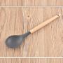 Premium Silicone Cooking Utensils Set, 8 Piece Kitchen Utensil Set with Natural Wood Handles,Non-stick pan silicone shovel spatula kitchen tool silicone cooking kitchenware set
