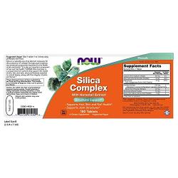 Now Supplements, Silica Complex, 180 Tablets