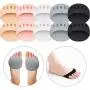 Honeycomb Fabric Forefoot Pads Metatarsal Cushions Ball of Foot Cushion Pads, 5 Colors (10)