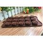 1 pcs 15-even Rose Flowers Shaped Silicone Chocolate Mold Cookware Baking Tool Kitchenware Fondant Cake Decoration Tool