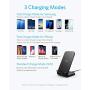 Anker Wireless Charger, PowerWave 7.5 Stand, Qi-Certified, Fast Charging iPhone 11, 11 Pro, 11 Pro Max, XR, Xs Max, Xs, X, 8, 8 Plus, Samsung Galaxy S10 S9 S8, Note 10 Note 9 (No AC Adapter) - Black
