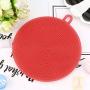 Hmlai Dishwashing Brush, Multipurpose Silicone Dish Washing Sponge Scrubber Kitchen Cleaning Antibacterial Tool