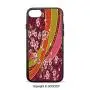 SCOCICI Non-Slip Drop Protection Smart Cell Phone Case Oriental Backdrop Sakura Blossom Japanese Cherry Tree Print Compatible with iPhone 7