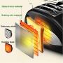 QIN.J.FANG-Kitchen 1200 W Multi-Function breakfast machine,Two Slice Toaster and cooking fried egg, steamed meat