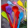 YWT 10 Piece Silicone Kitchenware Set Non Stick and Heat Resistant Kitchen Accessories Suitable for Cooking and Baking Antibacterial Easy to Clean No BPA Dishwasher Safe