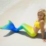 Fin Fun Mermaid Tails for Swimming with Monofin - Kids and Adult Sizes - Limited Edition