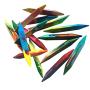 CrayOn 4 Double Tipped, Triangular Silicone Crayon Molds (Makes 32 Recycled Crayons Total)