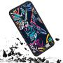 iPhone 7 8 Case,Flexible Soft TPU Cover Shell,Slim Silicone Black Rubber Non-Slip Durable Design Protective Phone Case for iPhone 7 8 -Butterfly