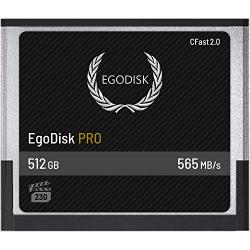 EgoDisk PRO 512GB CFast 2.0 Card - (BLACKMAGIC DESIGN URSA MINI 4K ? 4.6K | CANON ? XC10 ? XC15 ? 1DX MARK II ? C200 ? C700 | HASSELBLAD H6D-50C ? H6D-100C | PHANTOM VEO S) - 3 Year Warranty