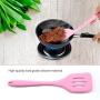 Silicone Cooking Utensil Set- Silicone Spatula Set Kitchen Utensil Set -Silicone Kitchenware Utensil Set Non-Stick & Heat Resistant for Cooking,Baking and Mixing BPA Free Heat Resistant 450?F (Pink)