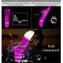 30 Frequency Multi-Functions Licking Tongue Toy Viberate Clitoral Licking Toys for Women Vibration Silicone G-spot Clit Clitoris Vibrator-White